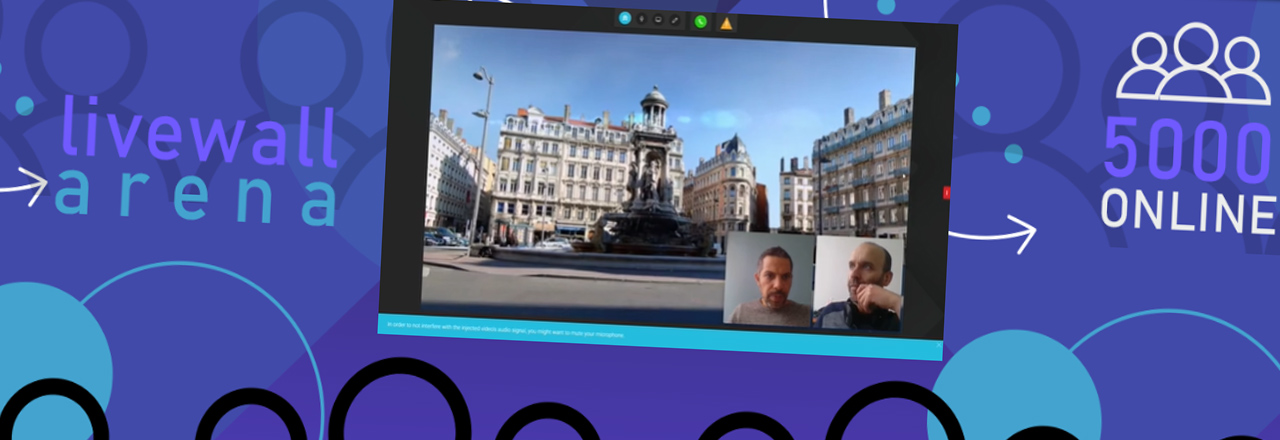 Vos conférences en ligne avec Livewall-Arena